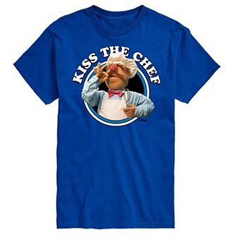 Disney's Men's The Muppets Kiss The Chef Tee