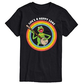 Disney's Men's The Muppets Lifes A Happy Song Tee