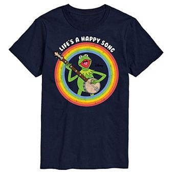 Disney's Men's The Muppets Lifes A Happy Song Tee