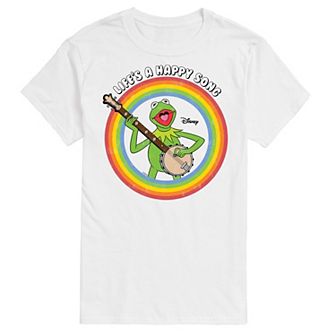 Disney's Men's The Muppets Lifes A Happy Song Tee