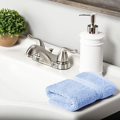 SUPERIOR 6-piece Egyptian Cotton Washcloth Set