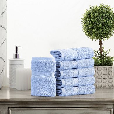 SUPERIOR 6-piece Egyptian Cotton Washcloth Set