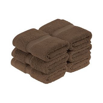 SUPERIOR 6 pc Egyptian Cotton Washcloth Set
