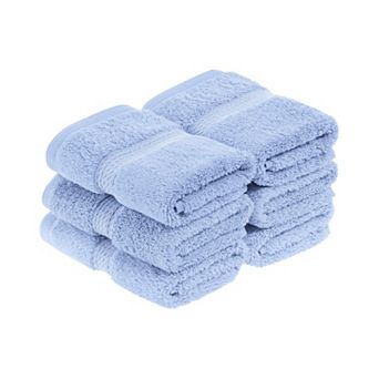 SUPERIOR 6 pc Egyptian Cotton Washcloth Set