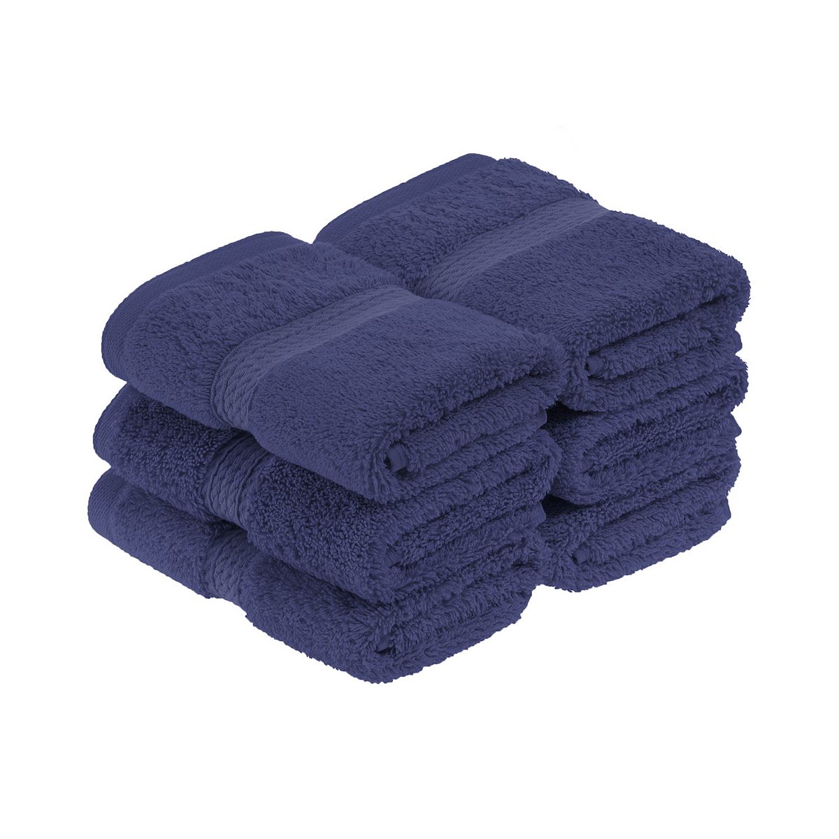 6-piece Washcloth Set - Navy Blue