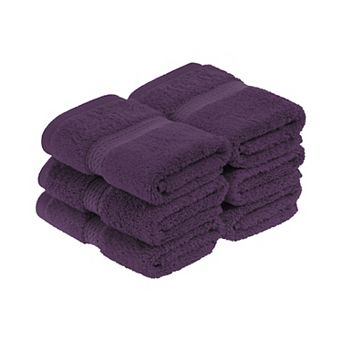 SUPERIOR 6 pc Egyptian Cotton Washcloth Set