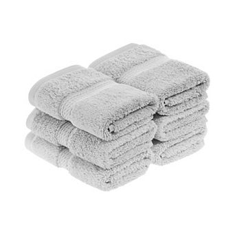 SUPERIOR 6 pc Egyptian Cotton Washcloth Set