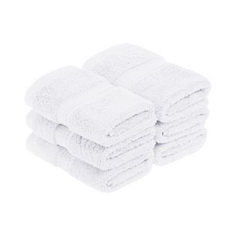 SUPERIOR 6 pc Egyptian Cotton Washcloth Set