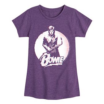 Girls 7-16 David Bowie Graphic Tee