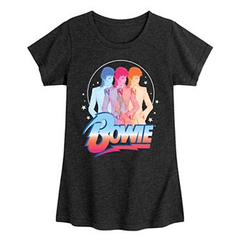 Girls 7-16 David Bowie 3D Graphic Tee