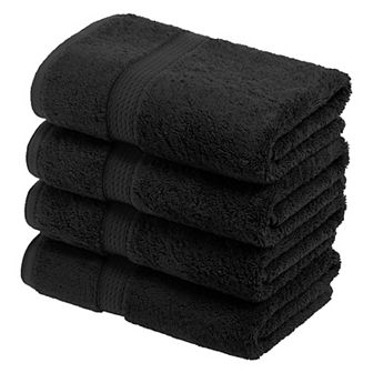 SUPERIOR 4 pc Egyptian Cotton Hand Towel Set