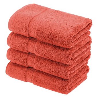 SUPERIOR 4 pc Egyptian Cotton Hand Towel Set