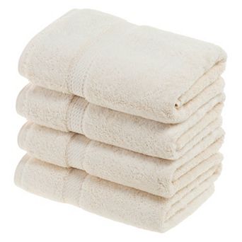 SUPERIOR 4 pc Egyptian Cotton Hand Towel Set