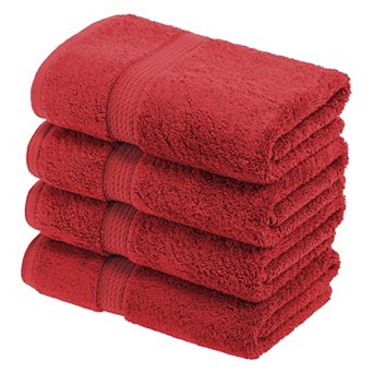 SUPERIOR 4 pc Egyptian Cotton Hand Towel Set