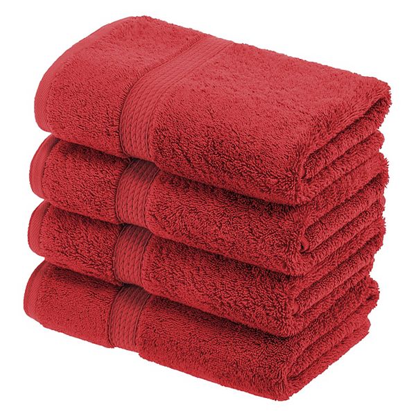 SUPERIOR 4-piece Egyptian Cotton Hand Towel Set