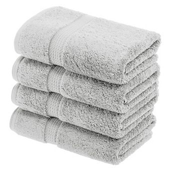 SUPERIOR 4 pc Egyptian Cotton Hand Towel Set