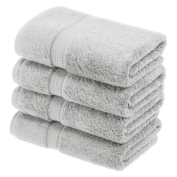 SUPERIOR 4-piece Egyptian Cotton Hand Towel Set