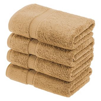 SUPERIOR 4 pc Egyptian Cotton Hand Towel Set