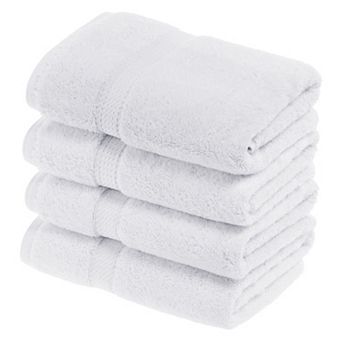 SUPERIOR 4 pc Egyptian Cotton Hand Towel Set
