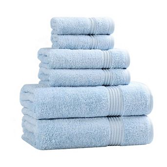 SUPERIOR 6 pc Plush Egyptian Cotton Bath Towel Set