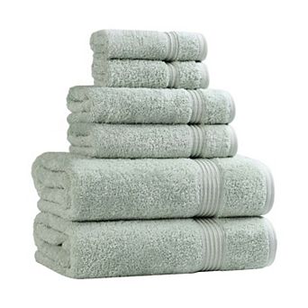 SUPERIOR 6 pc Plush Egyptian Cotton Bath Towel Set