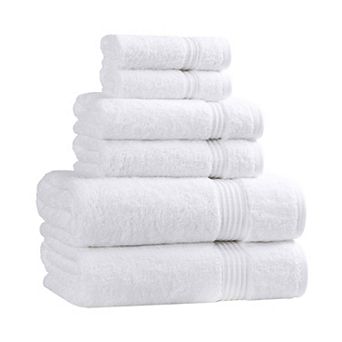 SUPERIOR 6 pc Plush Egyptian Cotton Bath Towel Set