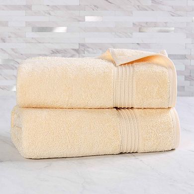 SUPERIOR 2-piece Egyptian Cotton Bath Sheet Set