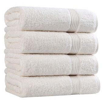 SUPERIOR 4 pc Egyptian Cotton Bath Towel Set