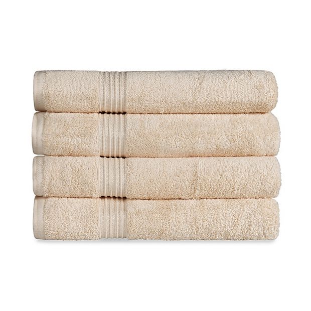  Superior Solid Egyptian Cotton Bath Towel Set, 30 x