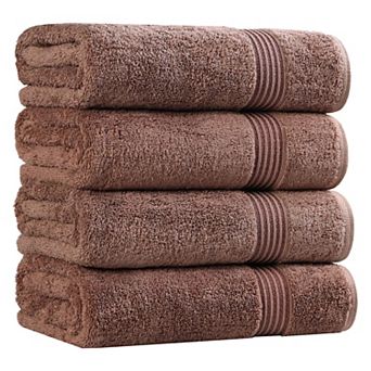 SUPERIOR 4 pc Egyptian Cotton Bath Towel Set