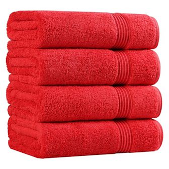 SUPERIOR 4 pc Egyptian Cotton Bath Towel Set