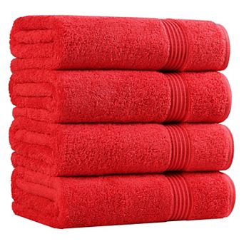 SUPERIOR 4 pc Egyptian Cotton Bath Towel Set