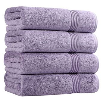 SUPERIOR 4 pc Egyptian Cotton Bath Towel Set