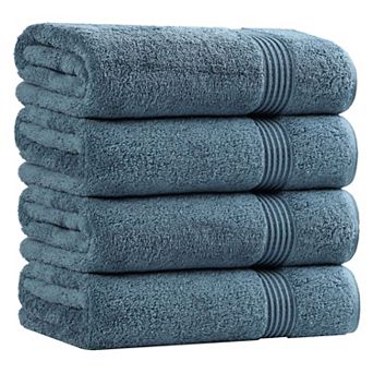 SUPERIOR 4 pc Egyptian Cotton Bath Towel Set