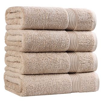 SUPERIOR 4 pc Egyptian Cotton Bath Towel Set