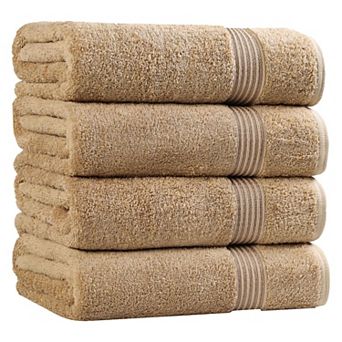 SUPERIOR 4 pc Egyptian Cotton Bath Towel Set