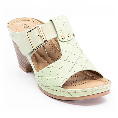 Henry Ferrera Party-200 Women's Dress Sandals, Size: 8.5, Green