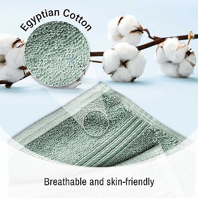 SUPERIOR 10-piece Egyptian Cotton Washcloth Set