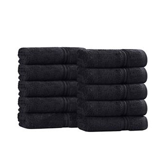 SUPERIOR 10 pc Egyptian Cotton Washcloth Set