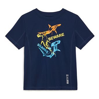 Boys 4-20 ZeroXposur Shark Graphic Sun Protection Top