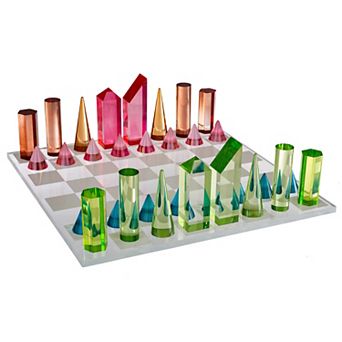 Trademark Games Modern Acrylic Chess Set