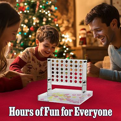 Trademark Games 4-In-A-Row Game - Pink and Yellow