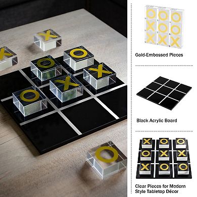 Trademark Games Acrylic Tic-Tac-Toe Game Set
