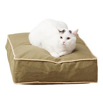 Happy Hounds Willow Sherpa Rectangle Pillow Cat Bed