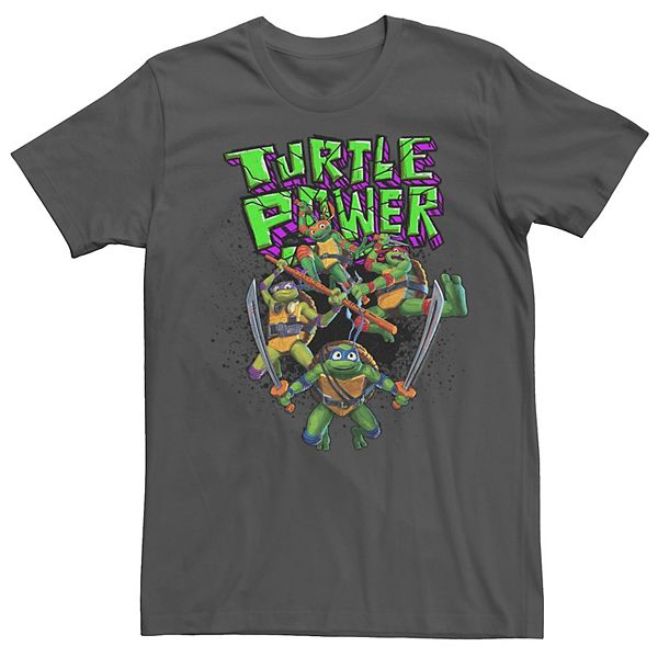 Men's TMNT Mutant Mayhem Turtle Power Graphic Tee