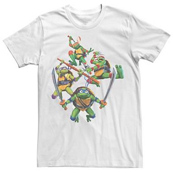 Men's TMNT Mutant Mayhem Turtle Attack Graphic Tee
