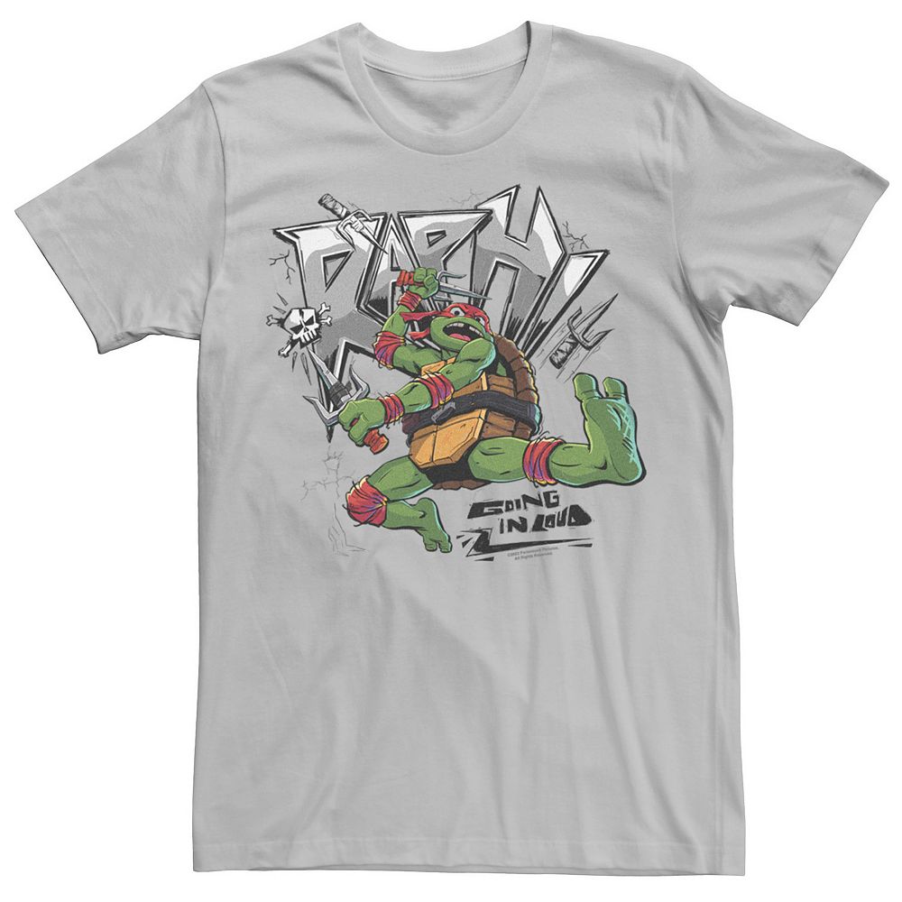 Men's TMNT Mutant Mayhem Raph Going In Loud Graphic Tee