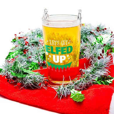 BigMouth Inc. "Let's Get Elfed Up" Beer Glass