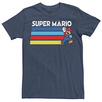 Men's Super Mario Bros. Color Stripes Tee