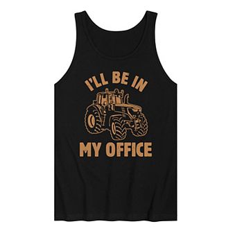 Men's Be In My Office Tractor Tank Top